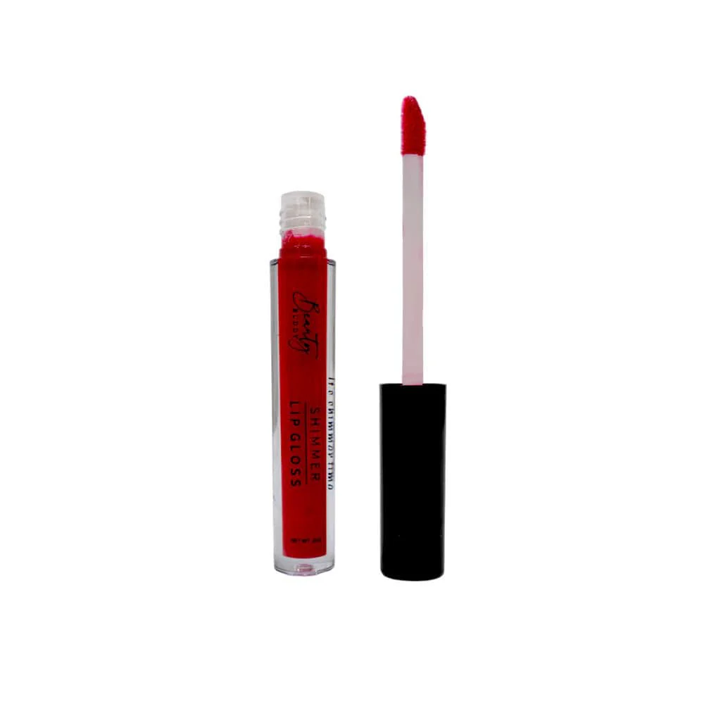 Beauty Buddy Shimmer Lip Gloss 08 Cocktail Red 2ml - Image 6