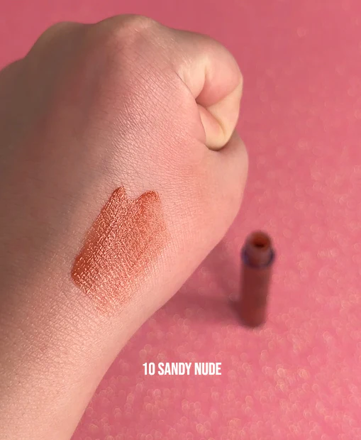 Beauty Buddy Shimmer Lip Gloss 10 Sandy Nude 2ml - Image 4
