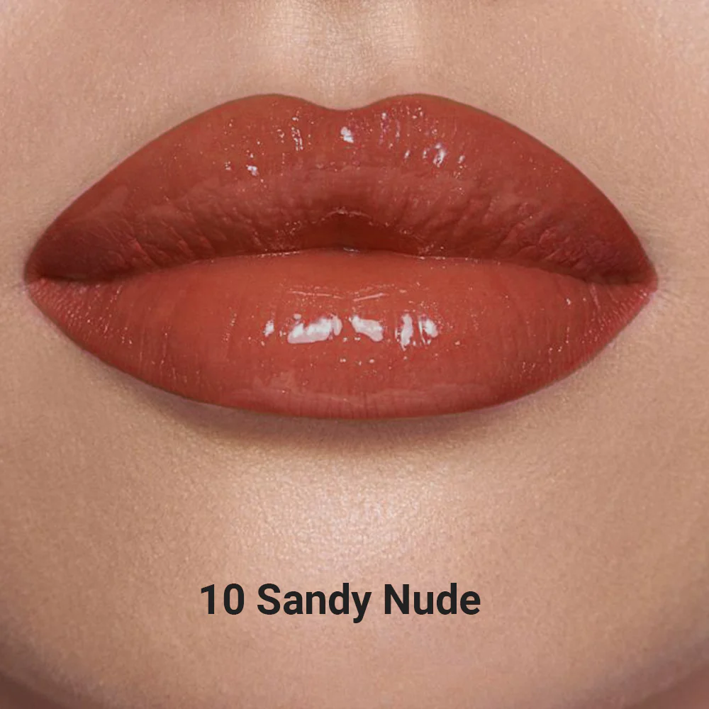 Beauty Buddy Shimmer Lip Gloss 10 Sandy Nude 2ml - Image 5