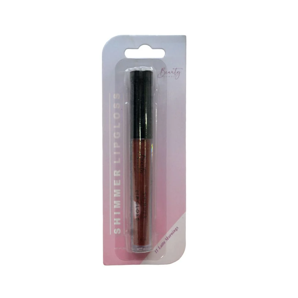 Beauty Buddy Shimmer Lip Gloss 11 Latte Mornings 2ml - Image 3