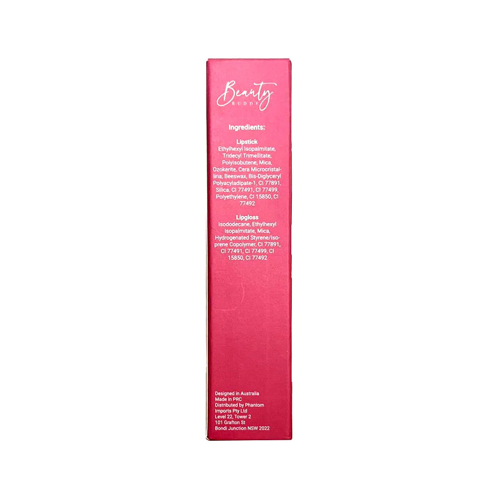 Beauty Buddy Velvet Gold 2-in-1 Matte Lipstick & Liquid Lipstick 04 Blush Aura - Image 6