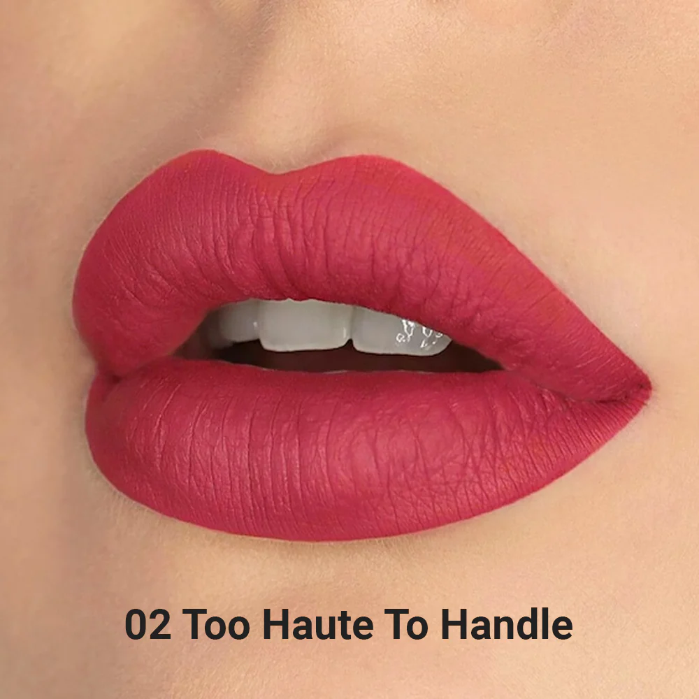 Beauty Buddy Velvet Matte Lipstick 02 Too Haute To Handle 4g - Image 6