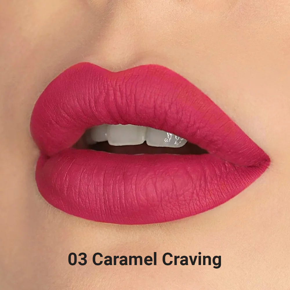 Beauty Buddy Velvet Matte Lipstick 03 Caramel Craving 4g - Image 5