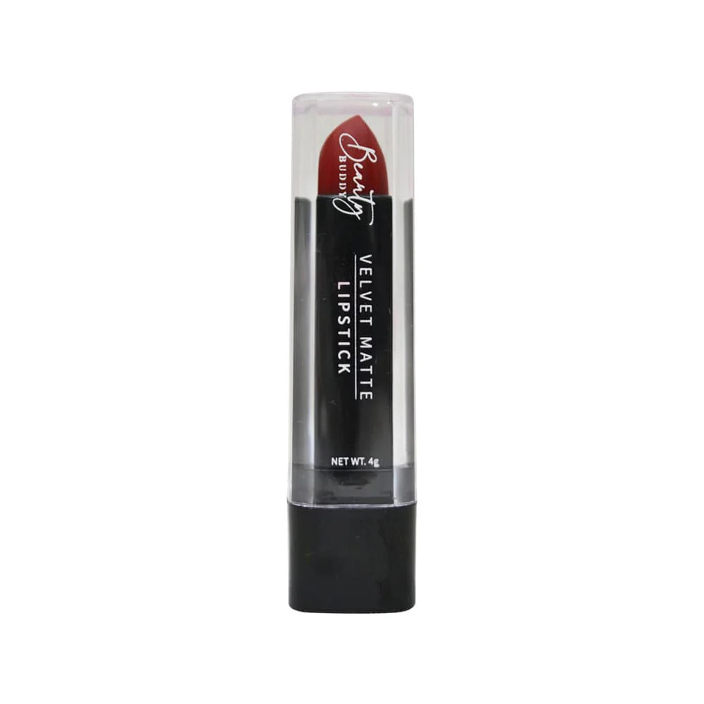 Beauty Buddy Velvet Matte Lipstick 06 Ruby Romance 4g - Image 3