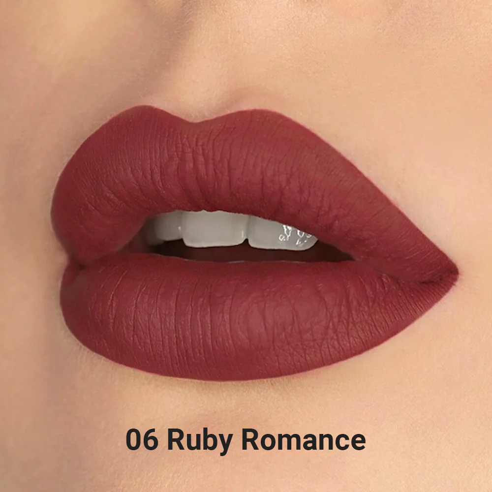 Beauty Buddy Velvet Matte Lipstick 06 Ruby Romance 4g - Image 6