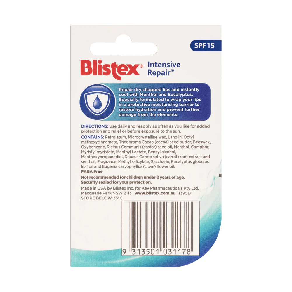 Blistex Intensive Repair Lip SPF15 7g - Image 4