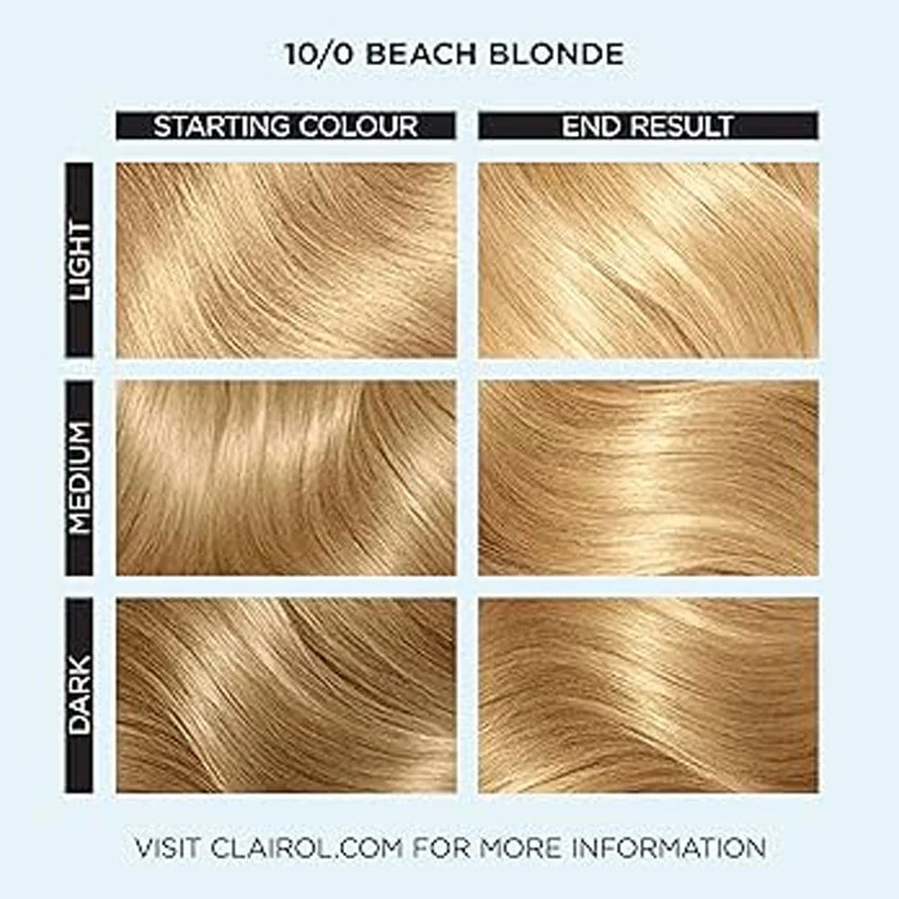 Clairol Professional Permanent Hair Cream Colour Studio 10/0 Beach Blonde - Image 4