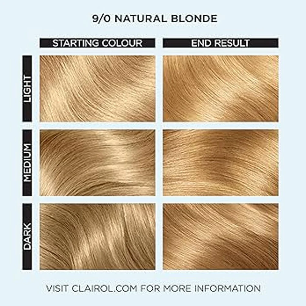 Clairol Professional Permanent Hair Cream Colour Studio 9/0 Natural Blonde - Image 4