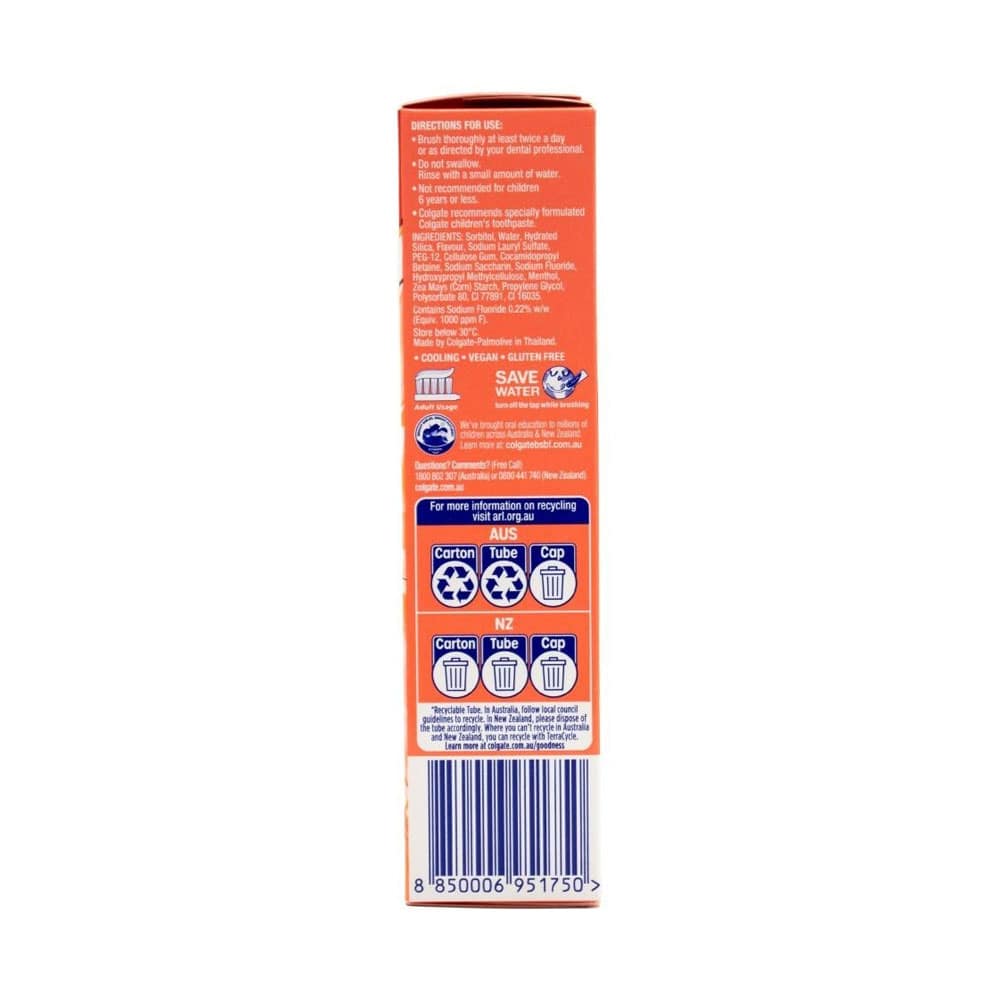 Colgate Fluoride Toothpaste Max Fresh With Mini Breath Strips Peach Passion 100g - Image 2