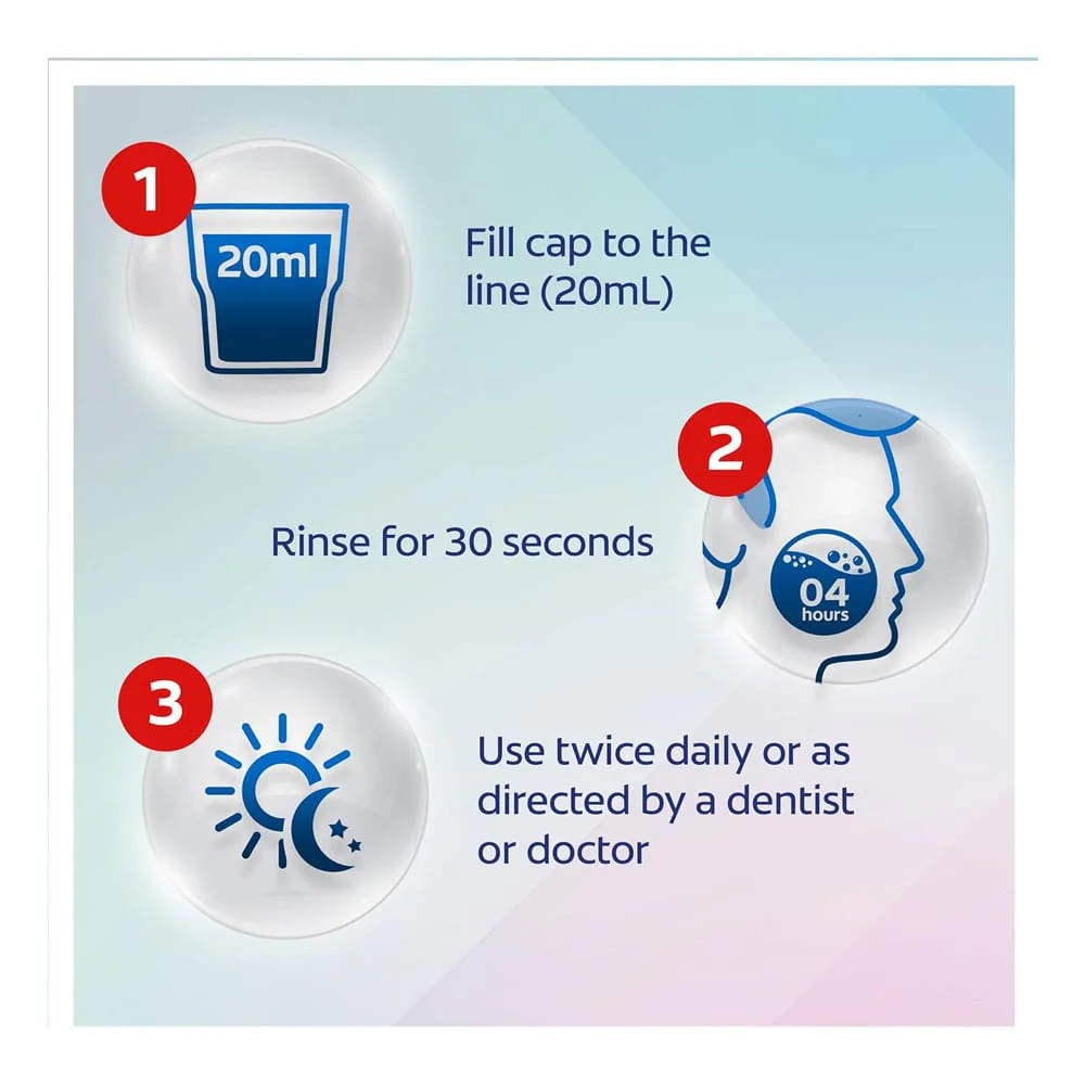 Colgate Sensipro Mouthwash Mild Mint 500ml - Image 3