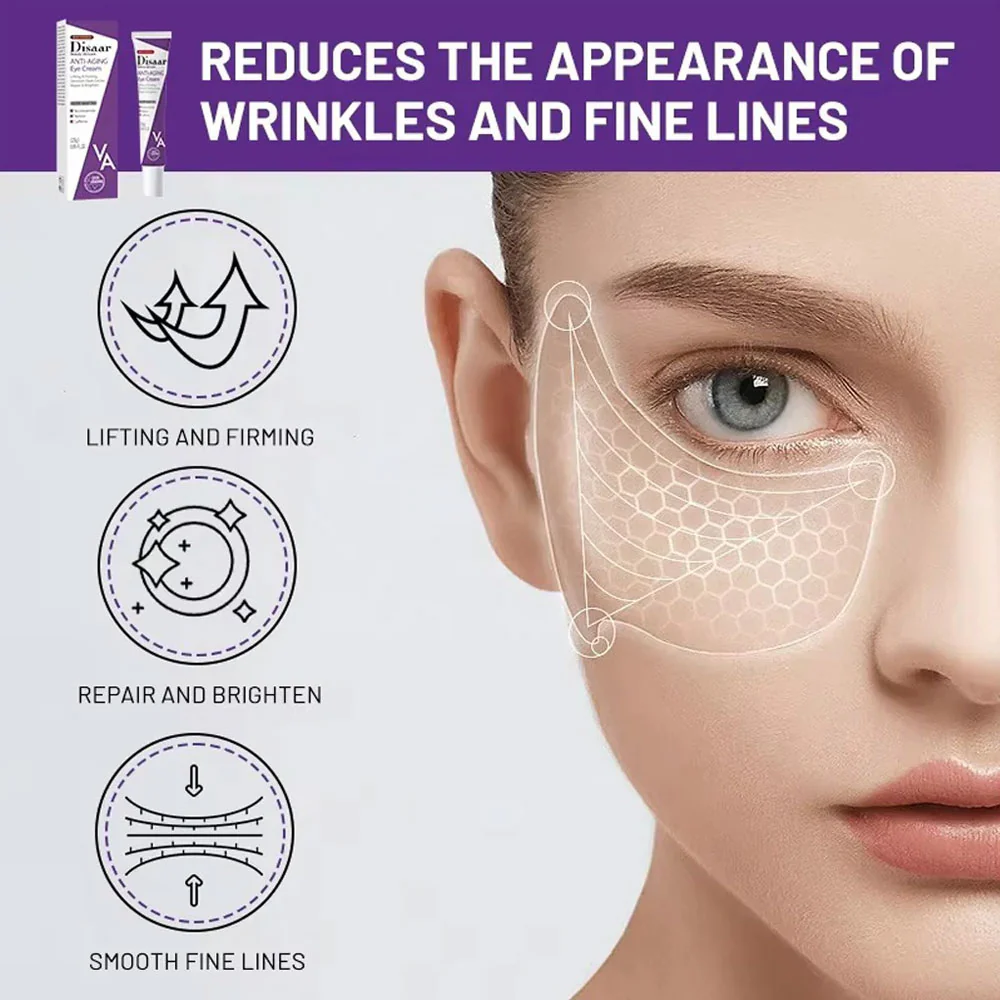 Disaar Anti Aging Retinol, Caffeine & Nicotinamide Eye Cream 25g - Image 4