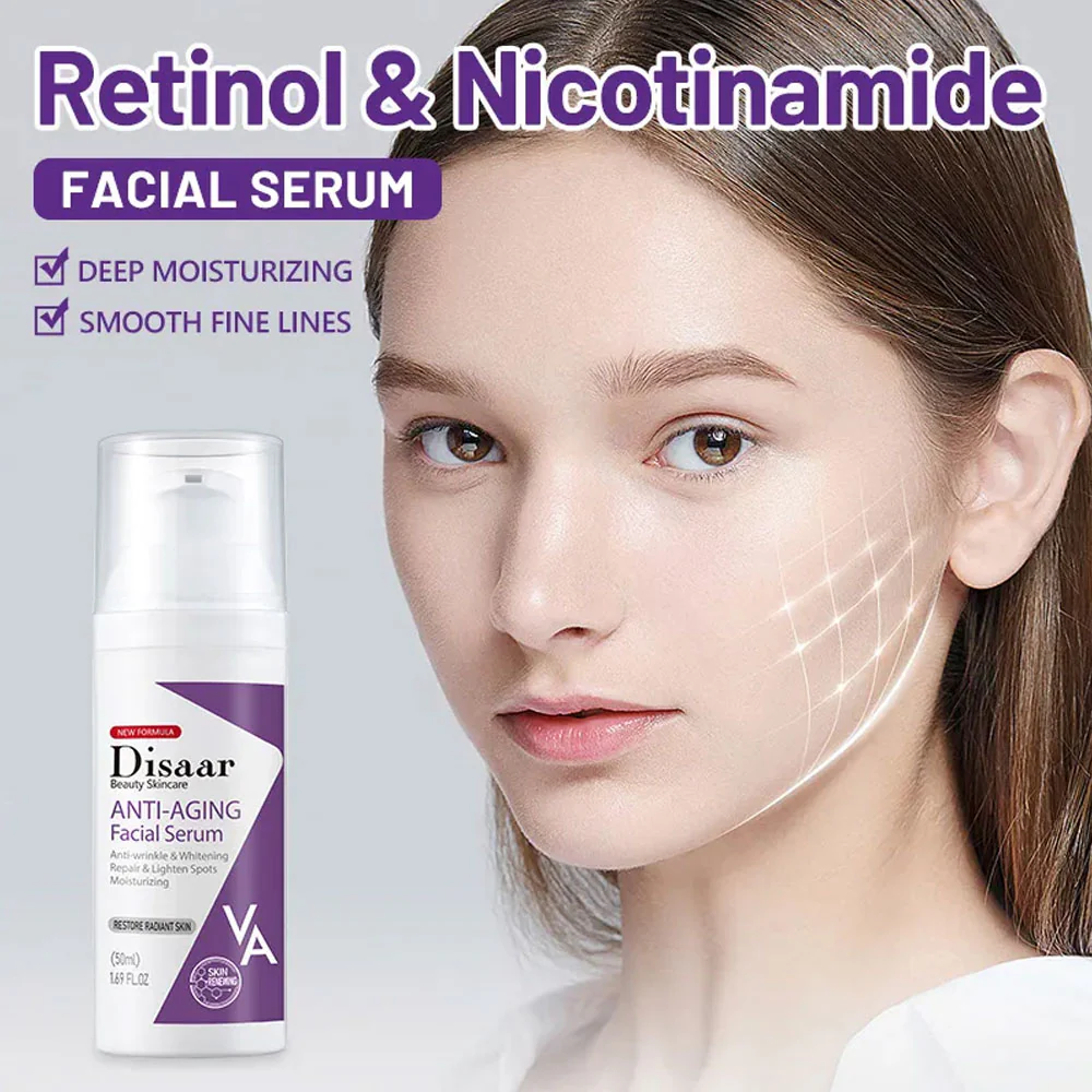 Disaar Anti Aging Retinol, Ceramide & Nicotinamide Facial Serum 50ml - Image 4
