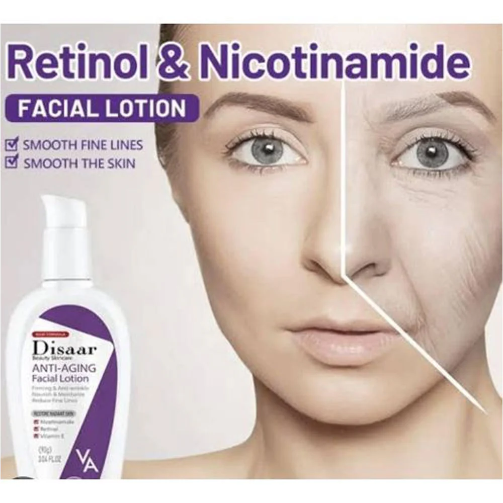 Disaar Anti Aging Retinol, Vitamin E & Nicotinamide Facial Lotion 90g - Image 3
