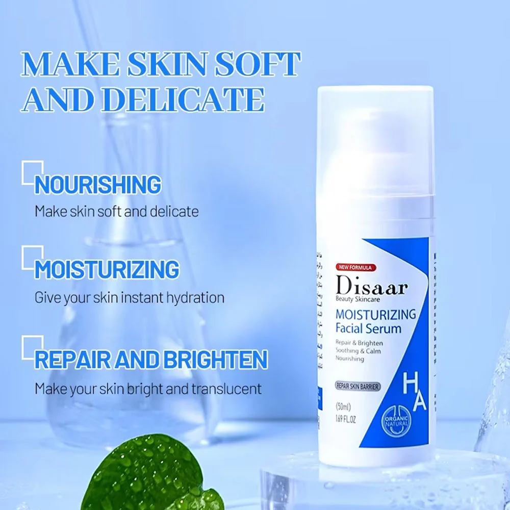 Disaar Moisturizing Hyaluronic Acid, Vitamin B5 & Ceramide Facial Serum 50ml - Image 3