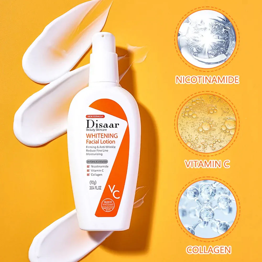 Disaar Nicotinamide, Vitamin C & Collagen Whitening Facial Lotion 90g - Image 2