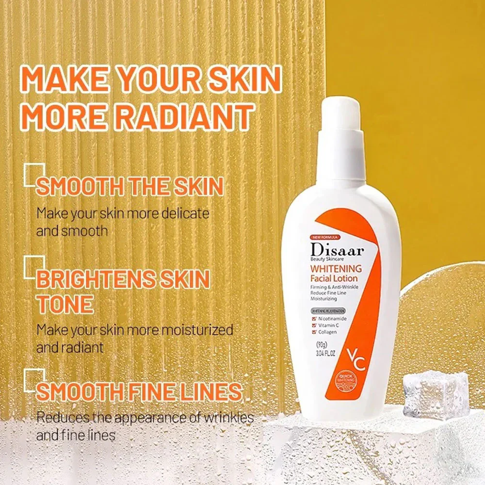 Disaar Nicotinamide, Vitamin C & Collagen Whitening Facial Lotion 90g - Image 4