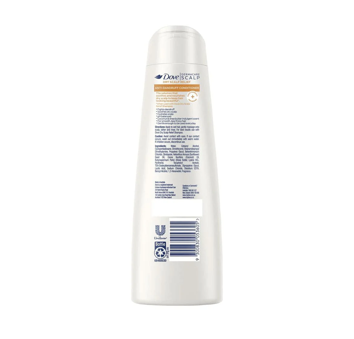 Dove Anti Dandruff Conditioner Dermacare Dry Scalp Relief 300ml - Image 2