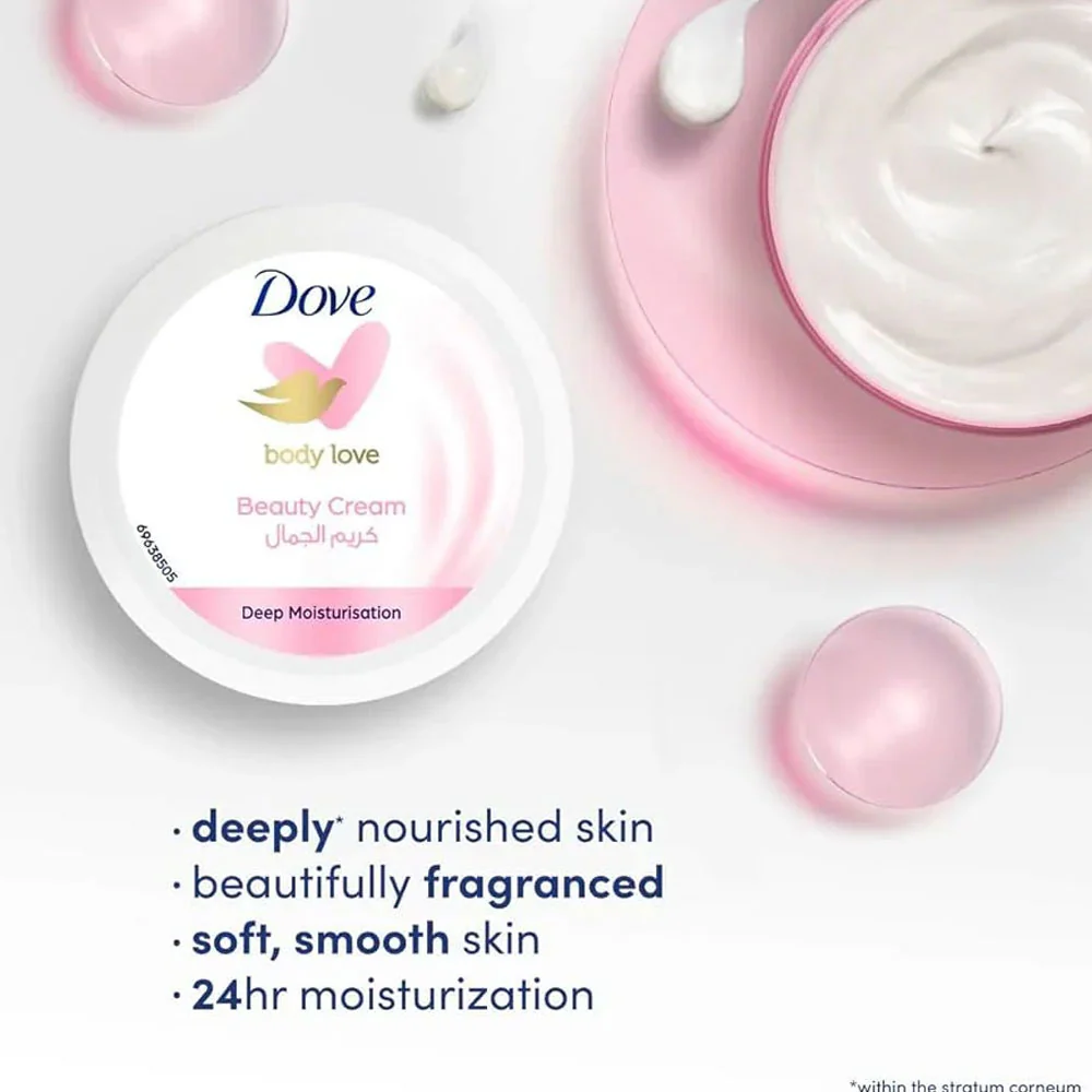 Dove Beauty Cream Body Love For Face & Body 75ml - Image 2