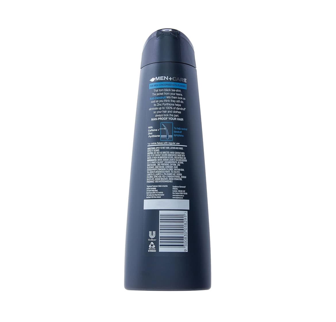 Dove Men Care Shampoo Anti Dandruff With Caffeine + Pyrithione Zinc 300ml - Image 2