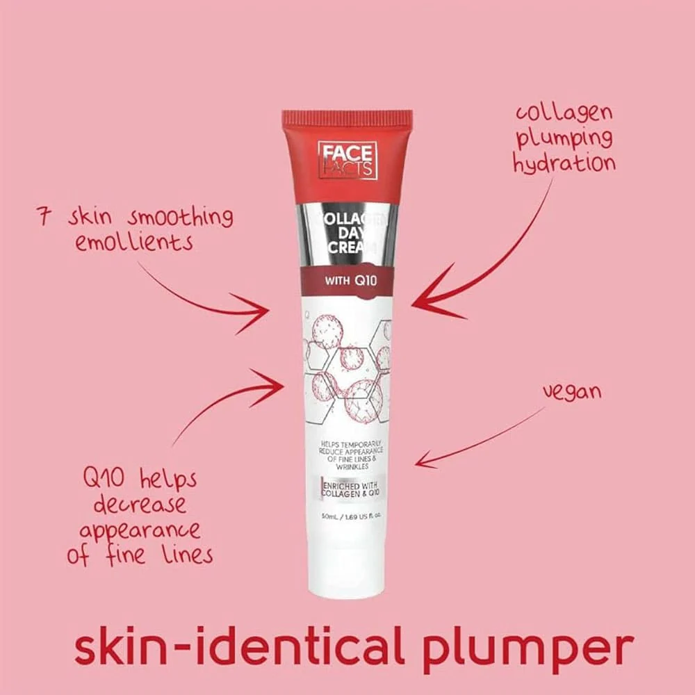 Face Facts Collagen Day Cream With Q10 50ml - Image 2