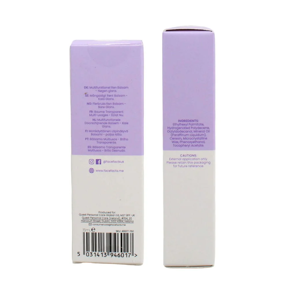 Face Facts Multipurpose Tinted Balm Bare Sheen 15ml - Image 3