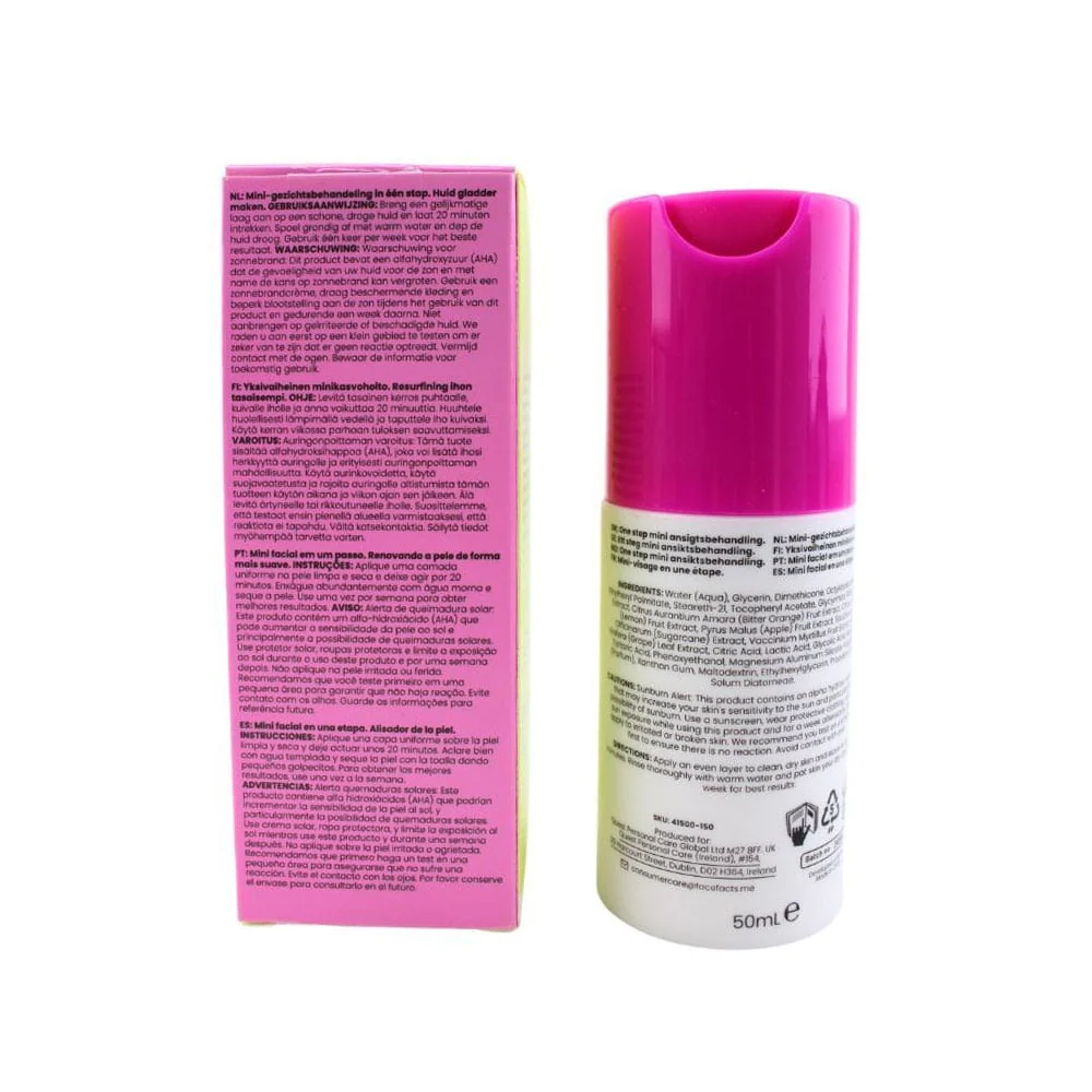 Face Facts One Step Mini Facial Resurfacing Skin Smoother 50ml - Image 3