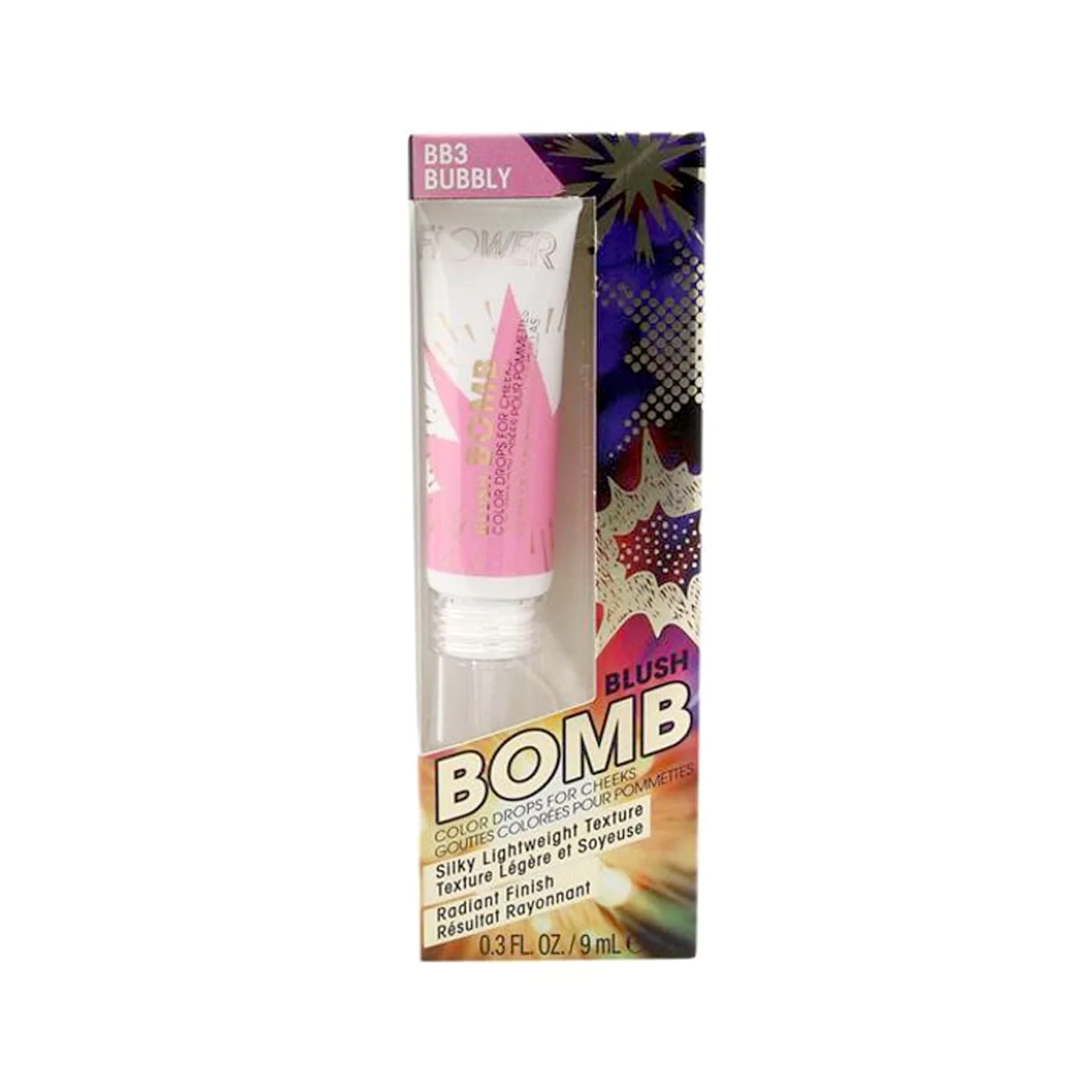 Flower Beauty Blush Bomb Color Drops For Cheeks BB3 Bubbly 9ml - Image 2