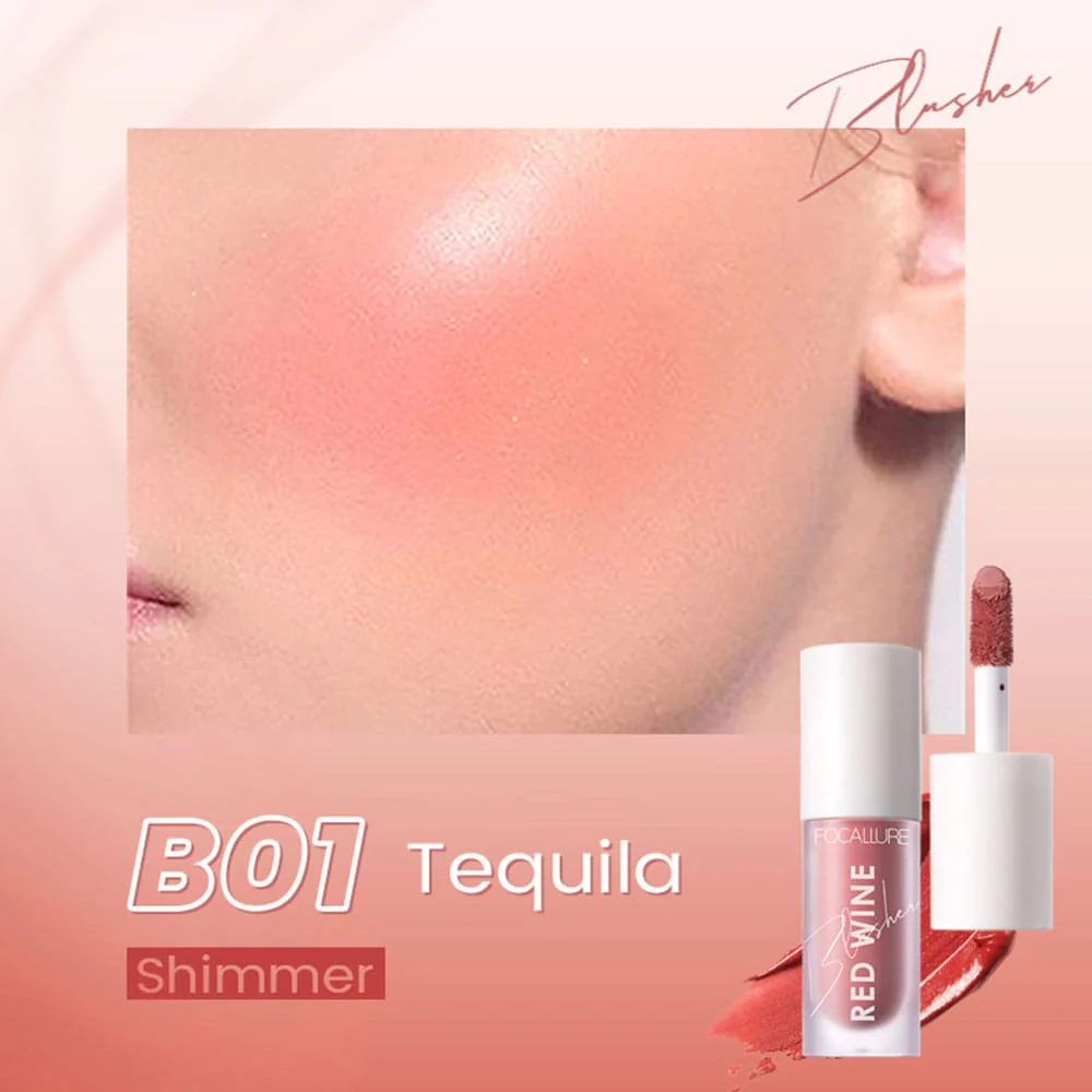 Focallure Hangover Red Wine Blusher B01 Tequila - Image 2