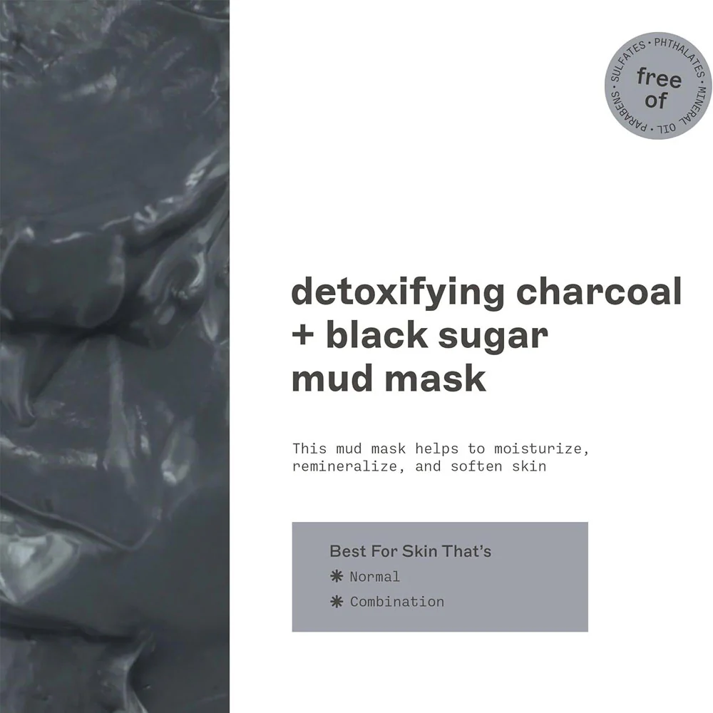 Freeman Mud Mask Deep Cleansing Charcoal + Black Sugar 15ml - Image 4