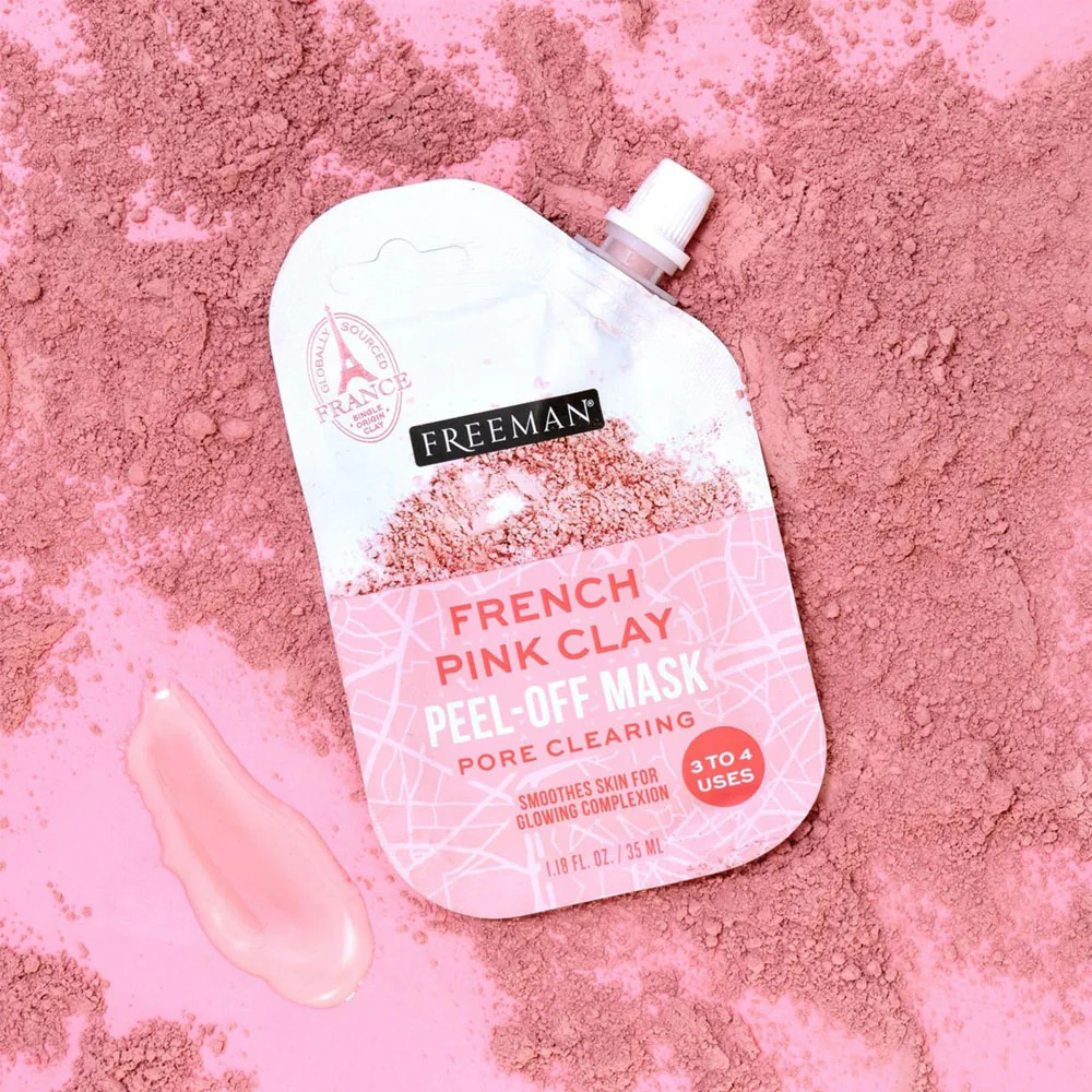 Freeman Peel Off Mask Pore Clearing French Pink Clay 35ml - Image 3
