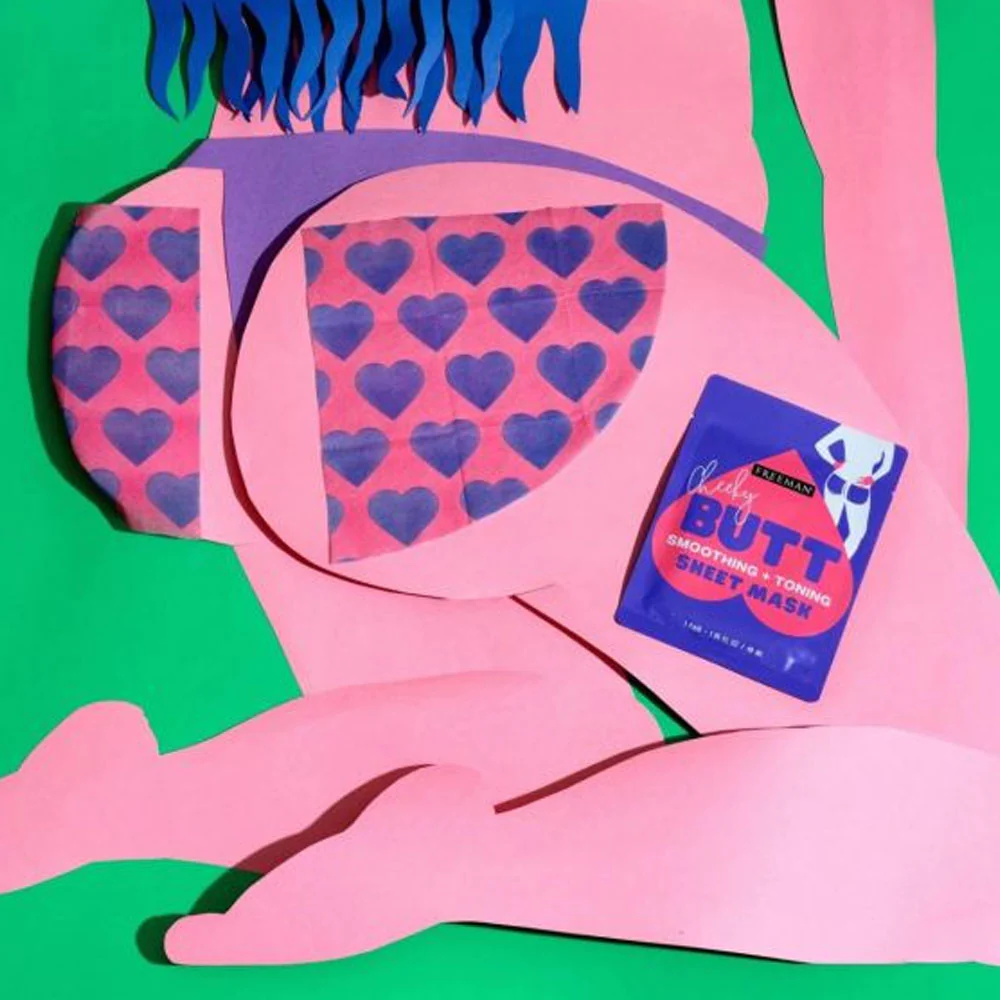 Freeman Sheet Mask Cheeky Butt Smoothing + Toning 40ml - Image 2