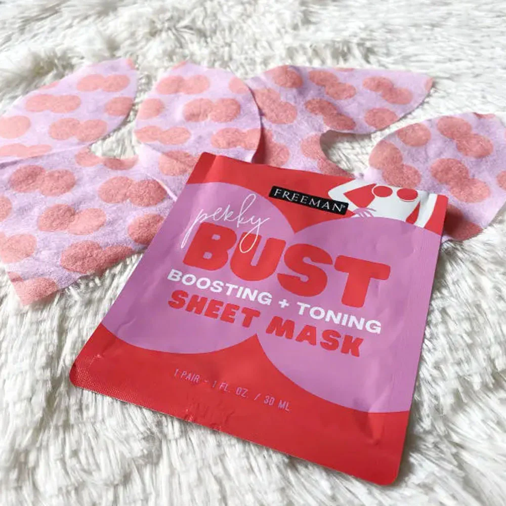 Freeman Sheet Mask Perky Bust Boosting + Toning 30ml - Image 4