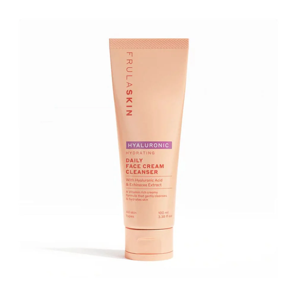 Frula Skin Daily Face Cream Cleanser Hydrating With Hyaluronic Acid & Echinacea Extract 100ml