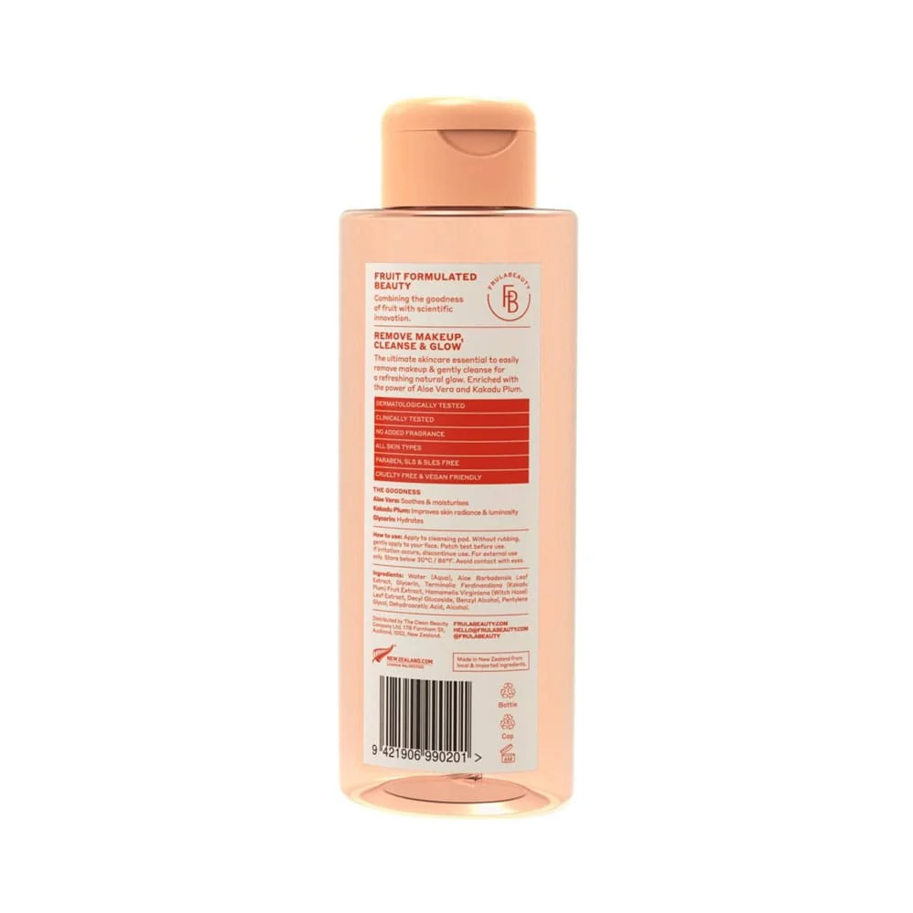 Frula Skin Micellar Cleansing Water 3 Phase With Aloe Vera & Kakadu Plum 400ml - Image 5