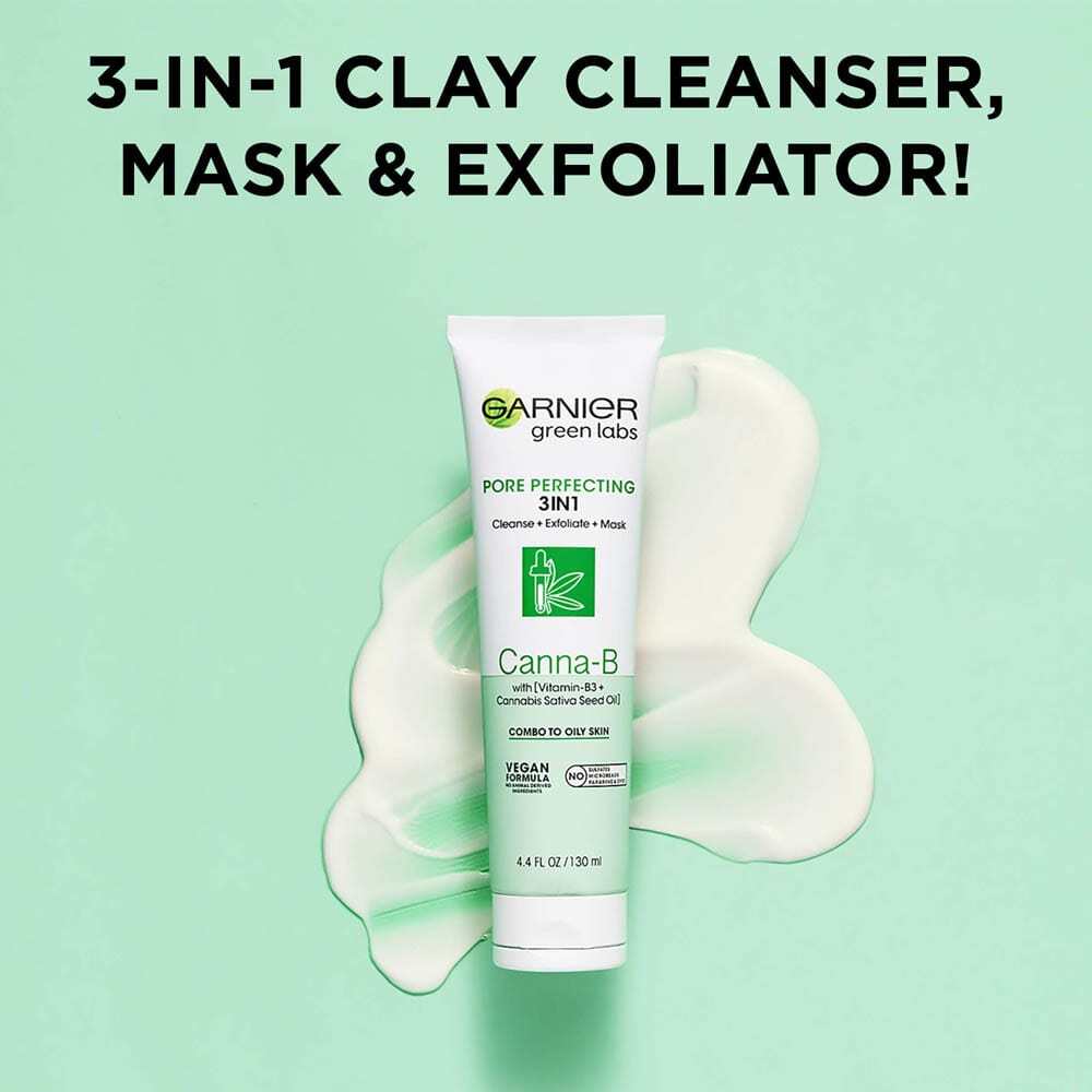 Garnier Pore Perfecting 3-In-1 Cleanse + Exfoliate + Mask 130ml - Image 3