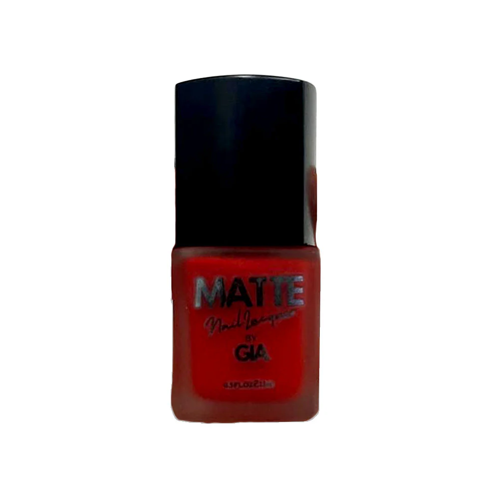 GIA Nail Polish Matte Mix5 546 Just Red 15ml