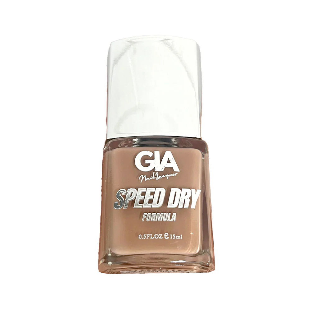 GIA Nail Polish Speed Dry Formula Mix4 414 Chocolate 15ml