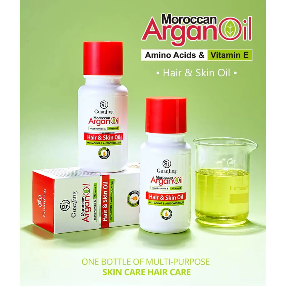 Guan Jing Nicotinamide & Vitamin E Argan Oil Hair & Skin Oil 150ml - Image 2
