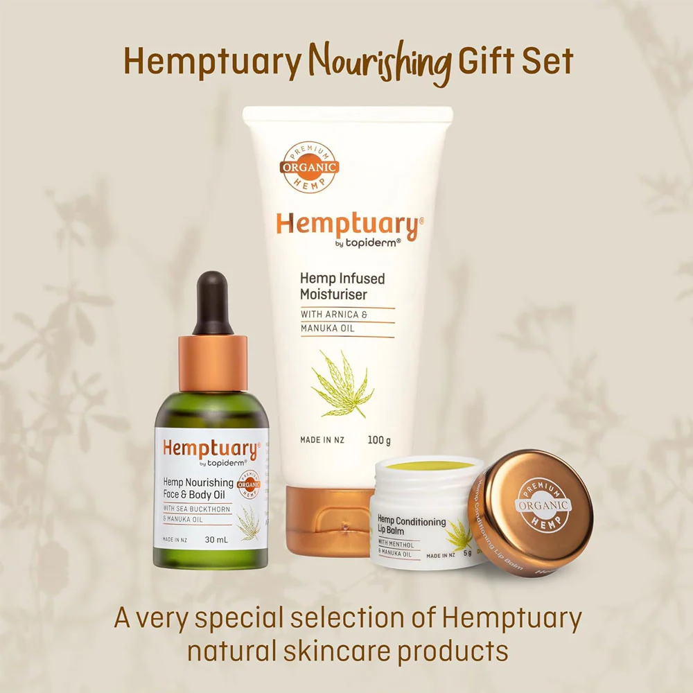 Hemptuary 3pc Gift Pack (Oil, Lip Balm & Moisturiser) - Short Dated Clearance - Image 4