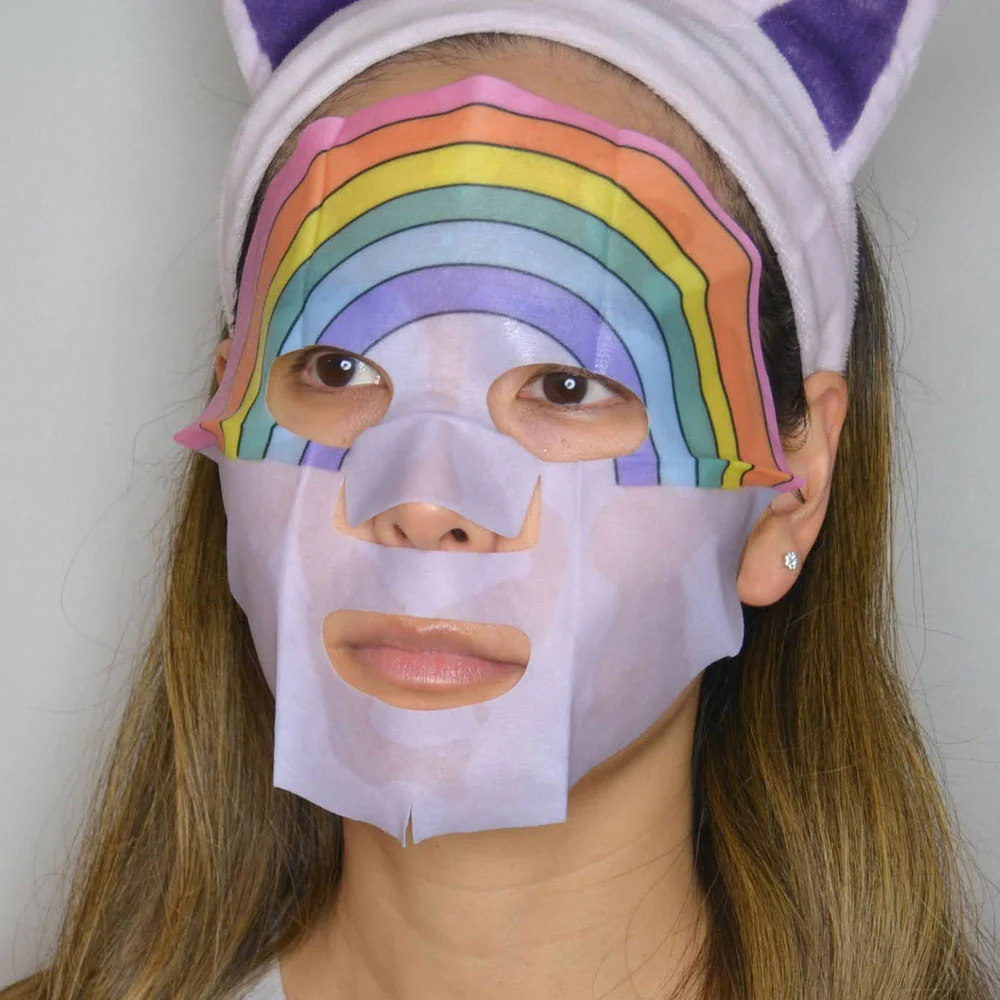 Holler & Glow Get Lit Brightening Printed Sheet Mask 17ml - Image 2