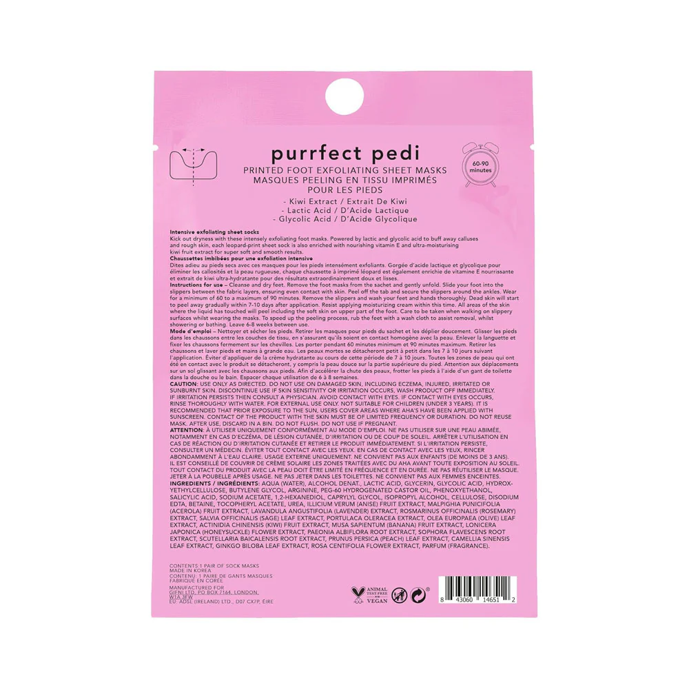 Holler & Glow Sock Mask Purrfect Pedi 40ml - Image 4