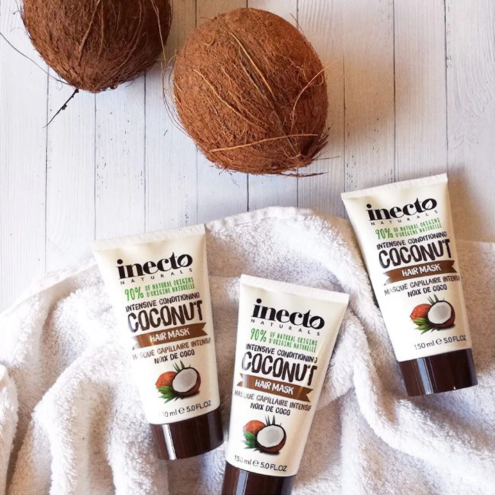 Inecto Hair Mask Super Moisturising Coconut Vegan - Image 2