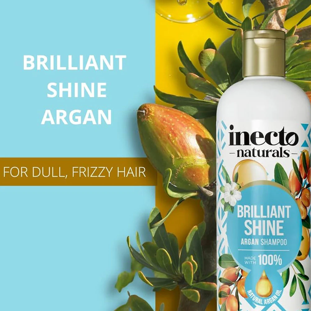 Inecto Naturals Argan Conditioner Brilliant Shine 500ml - Image 3