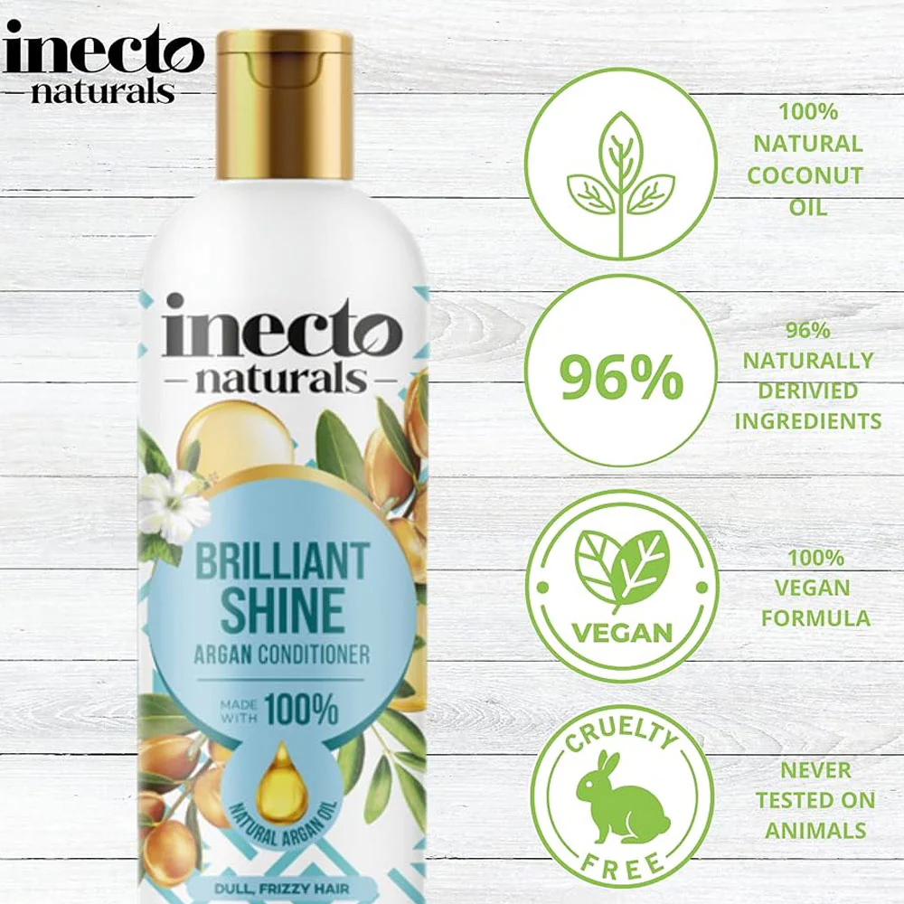 Inecto Naturals Argan Conditioner Brilliant Shine 500ml - Image 4