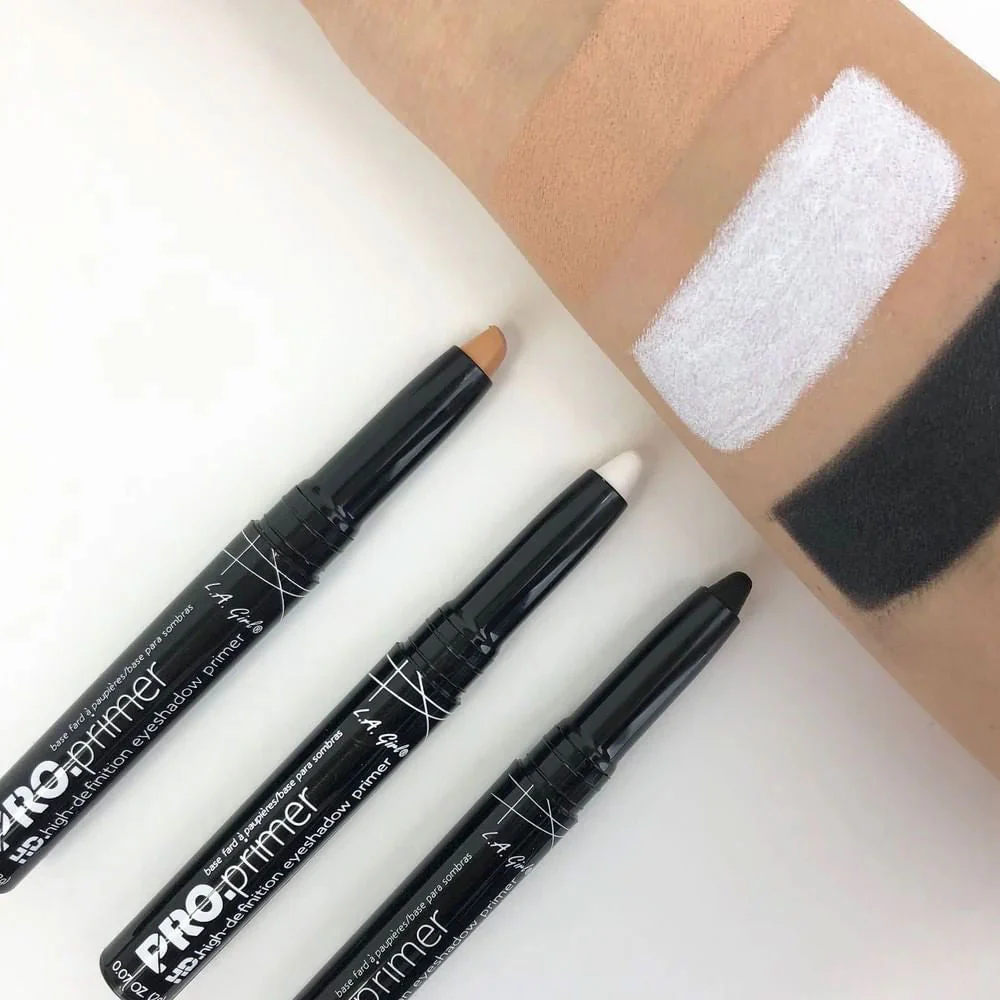 LA Girl HD Pro Primer Eyeshadow Stick 195 White 2g - Image 2
