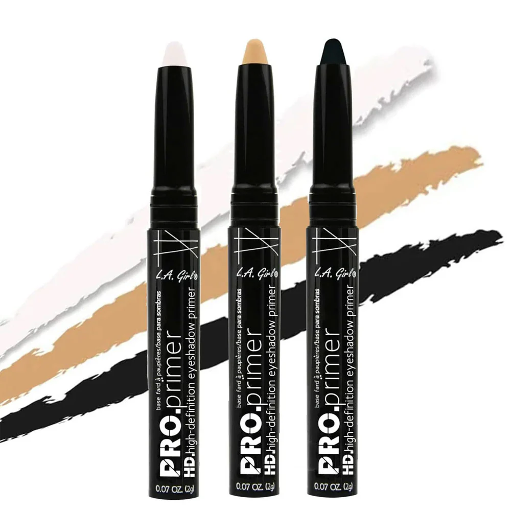 LA Girl HD Pro Primer Eyeshadow Stick 195 White 2g - Image 3