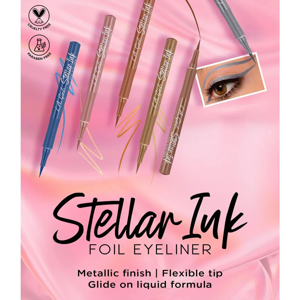 LA Girl Stellar Ink Foil Eyeliner 745 I Stardust - Image 3