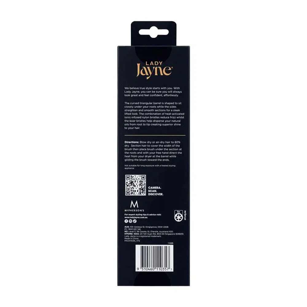 Lady Jayne Styling Brush Tri-Side Maximise Your Volume Salon Pro Medium Long Hair - Image 3