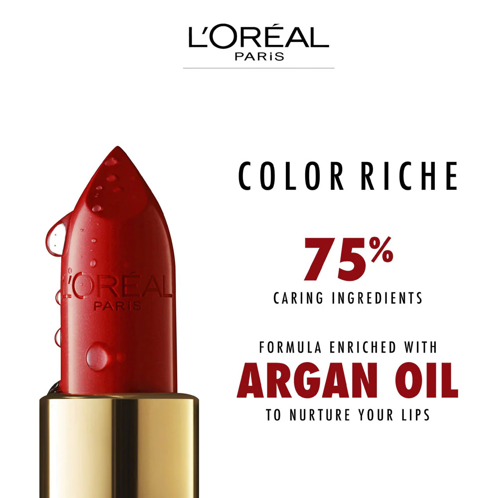 L'Oreal Color Riche Lipstick 268 Rose Grenat - Image 2