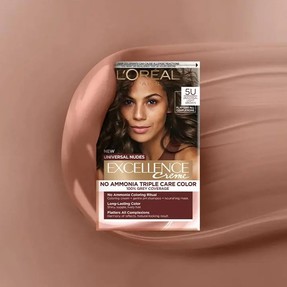L'Oreal Excellence Crème Triple Care Colour 5U Universal Light Brown - Image 3